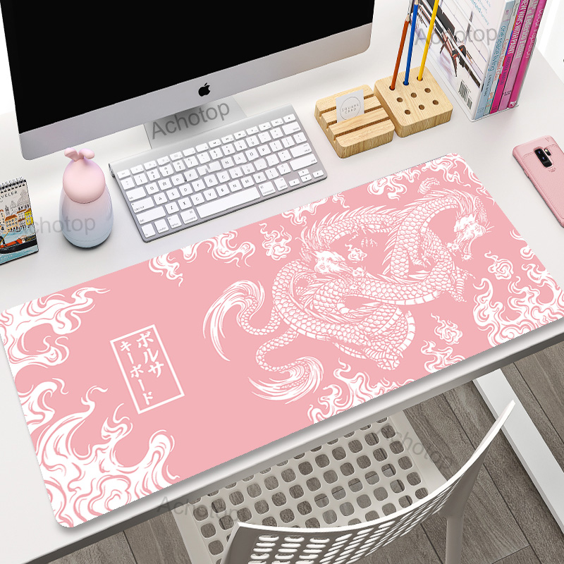Pc Gaming Pink - Alfombrilla de ratón grande para juegos,