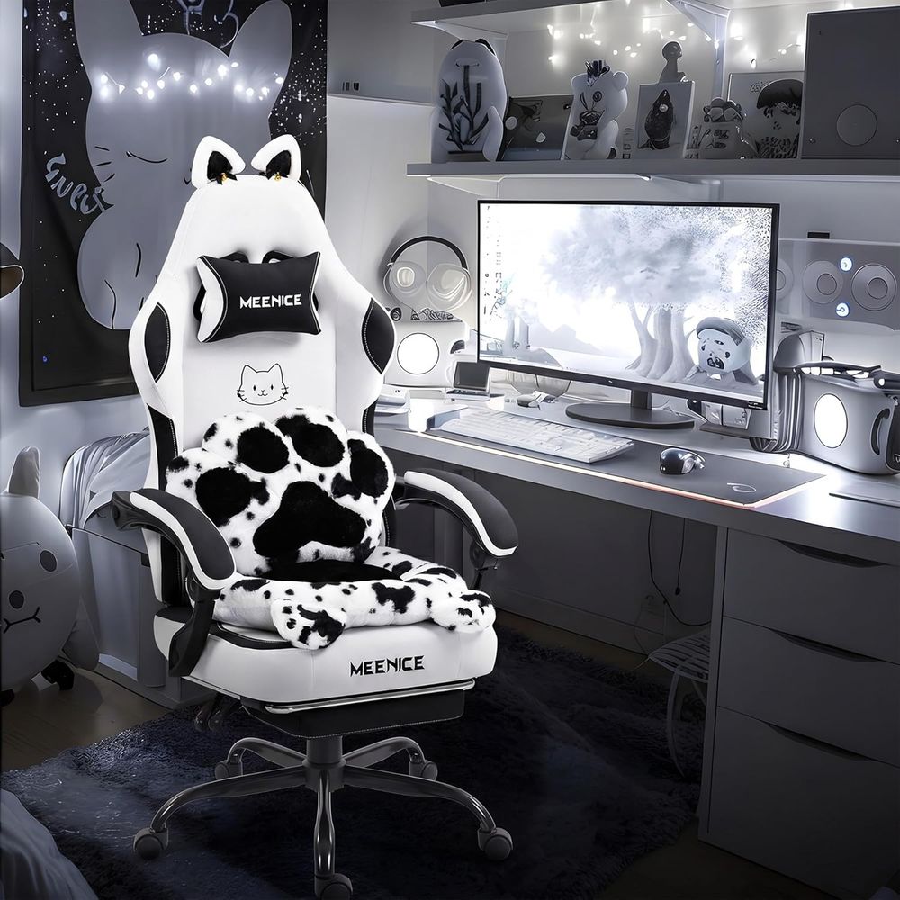 Pc Gaming Girl - Silla Gaming Linda con Orejas de