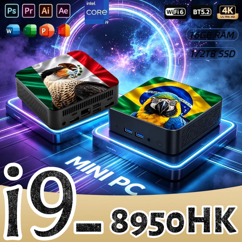 Pc Gaming Ddr4 - Mini PC Core i9-8950HK, 16GB RAM,