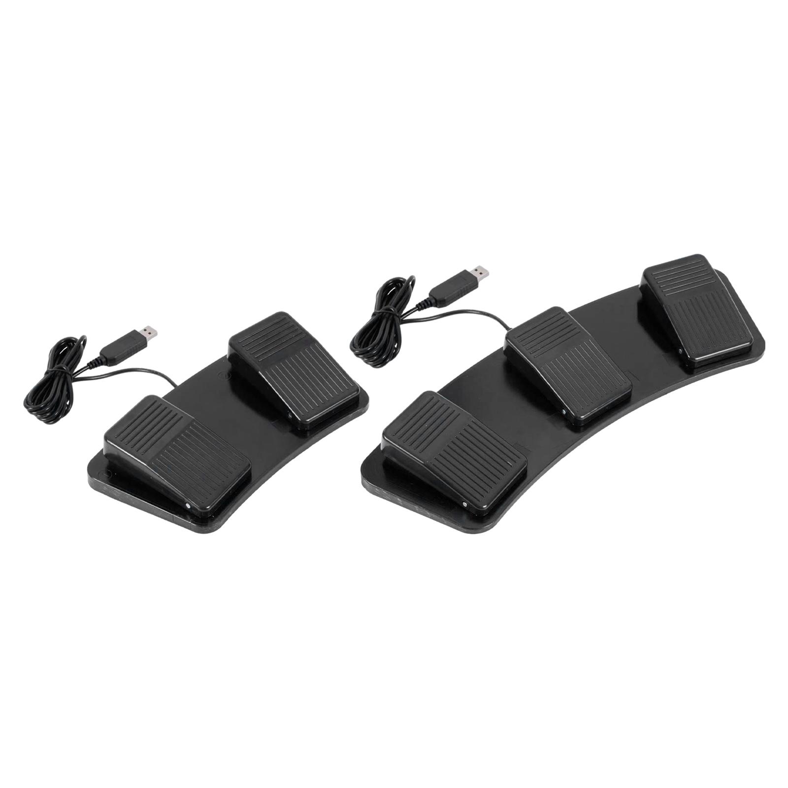 Usb Foot Pedal Gaming - Pedal USB Profesional Multifuncional para Pasar