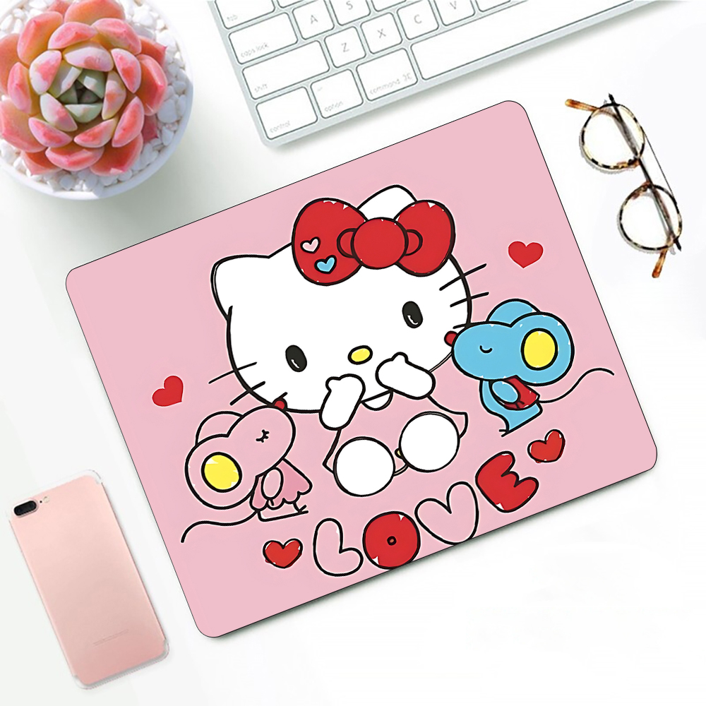 Pc Gaming Pink - Lindo anime rosa Hello Kitty alfombrilla