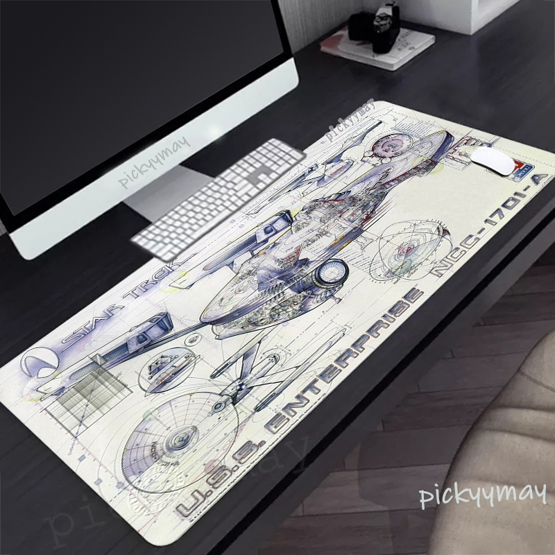 Pc Gaming Drawing - Alfombrillas de ratón grandes para juegos,