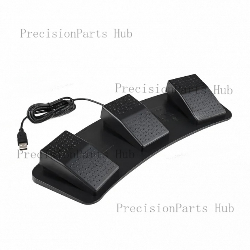 Pedal de pie USB de 3 botones  - Usb Foot Pedal Gaming reseña y precio