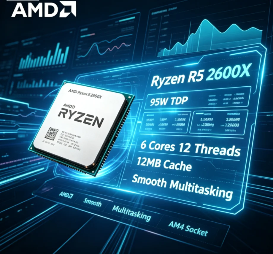 Procesador AMD Ryzen 5 2600X R - Pc Gaming Ryzen reseña y precio