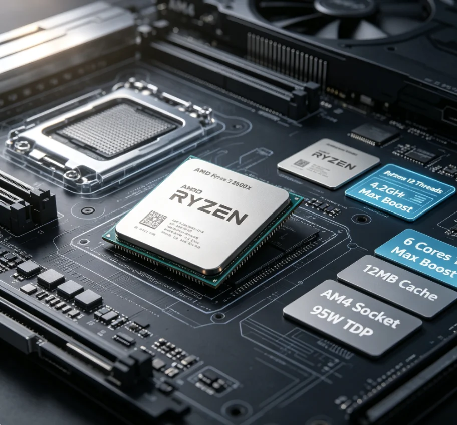 Procesador AMD Ryzen 5 2600X R - Pc Gaming Ryzen reseña y precio