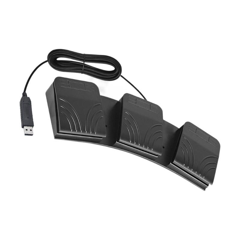 Pedal USB Y1UB con macros pers - Usb Foot Pedal Gaming reseña y precio