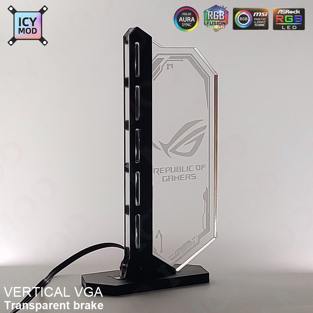 Soporte de GPU Vertical transp - Pc Gaming Nvidia 4090 reseña y precio