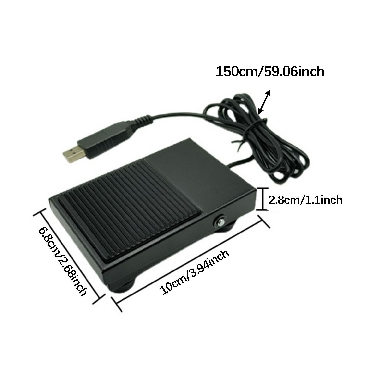 Pedal de pedalera triple USB p - Usb Foot Pedal Gaming reseña y precio