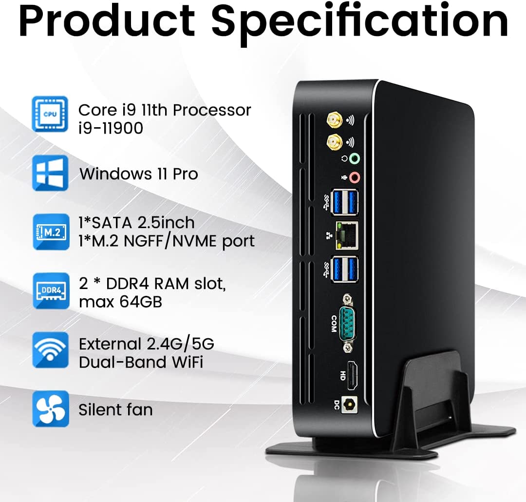 Partaker Mini PC Intel de 11ª  - Intel Cpu Core I5 reseña y precio
