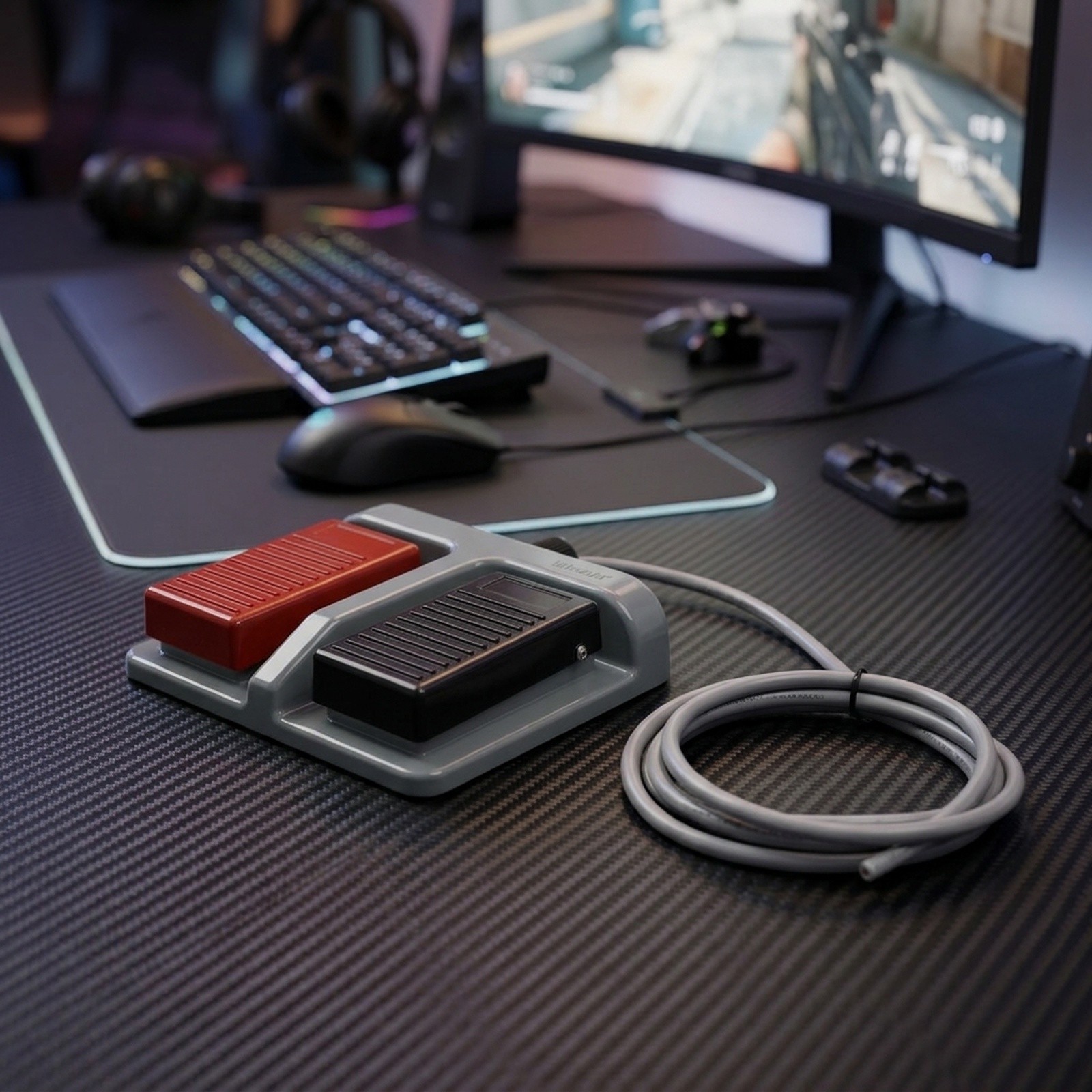 Interruptor de Pedal Momentáne - Usb Foot Pedal Gaming reseña y precio