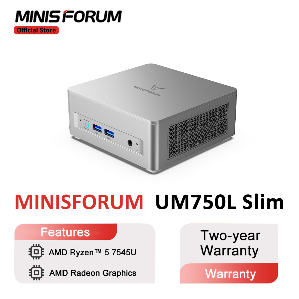 MINISFORUM Mini PC UM750L Slim - Pc Gaming Ryzen reseña y precio