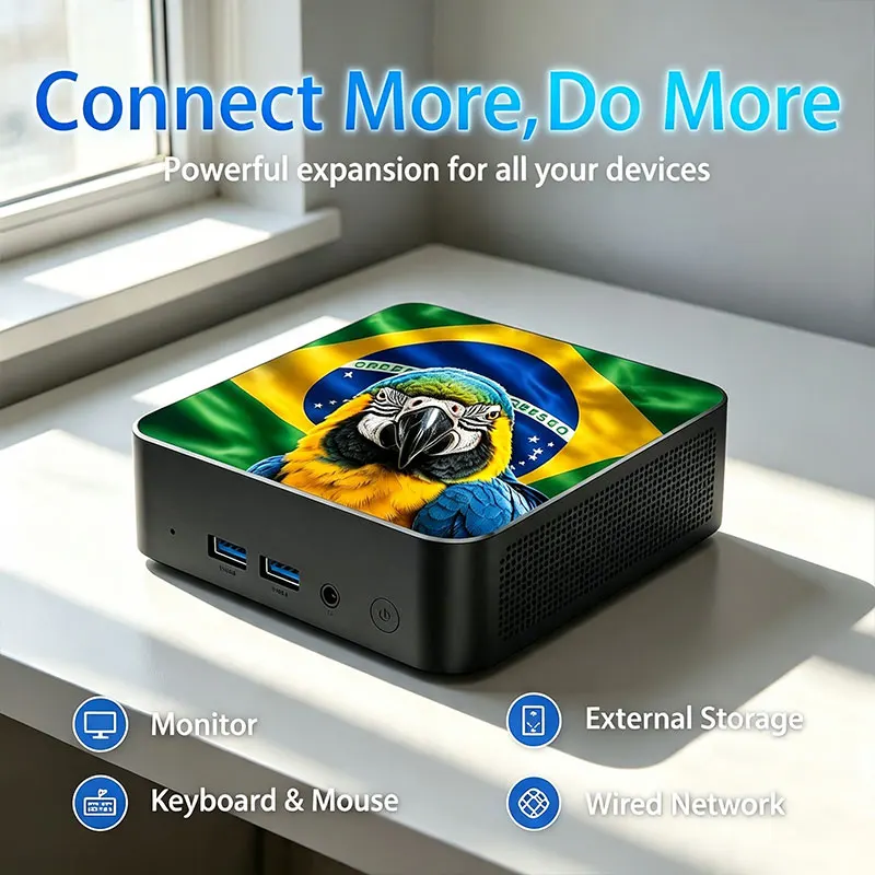 Mini PC con temática de bander - Pc Gaming Intel reseña y precio