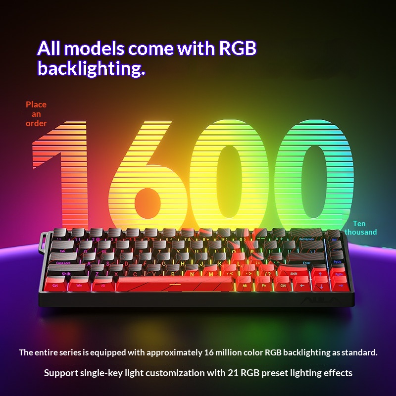 Teclado Mecánico Aula Win60 co - Pc Gaming Zone reseña y precio