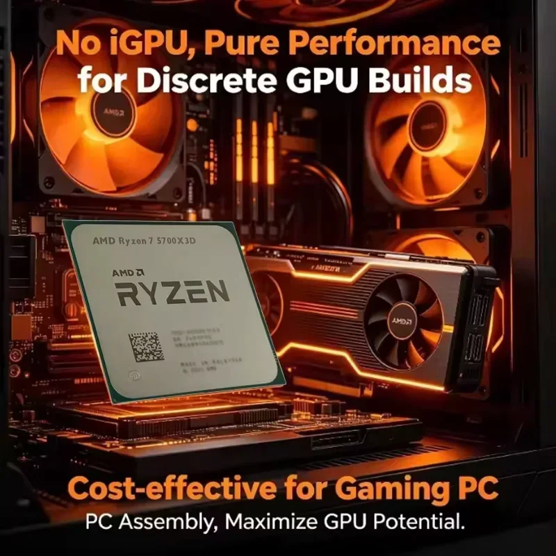 CPU AMD Ryzen 7 5700X3D R7 570 - Pc Gaming Ryzen reseña y precio