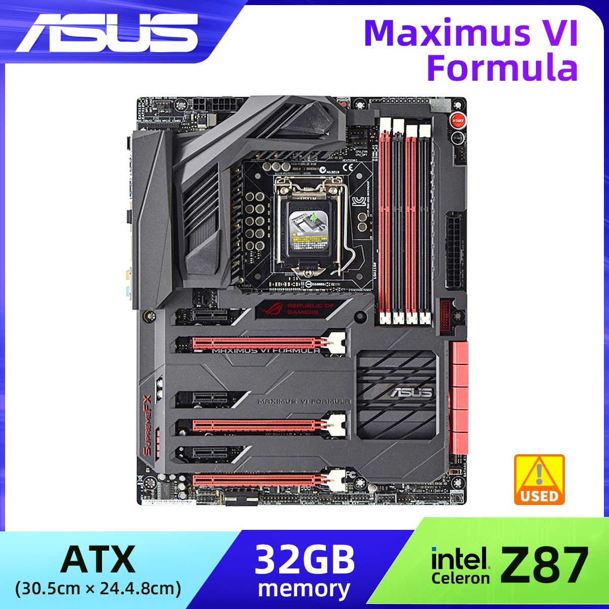 Placa base ASUS MAXIMUS VI FOR - Intel Cpu Core I5 reseña y precio