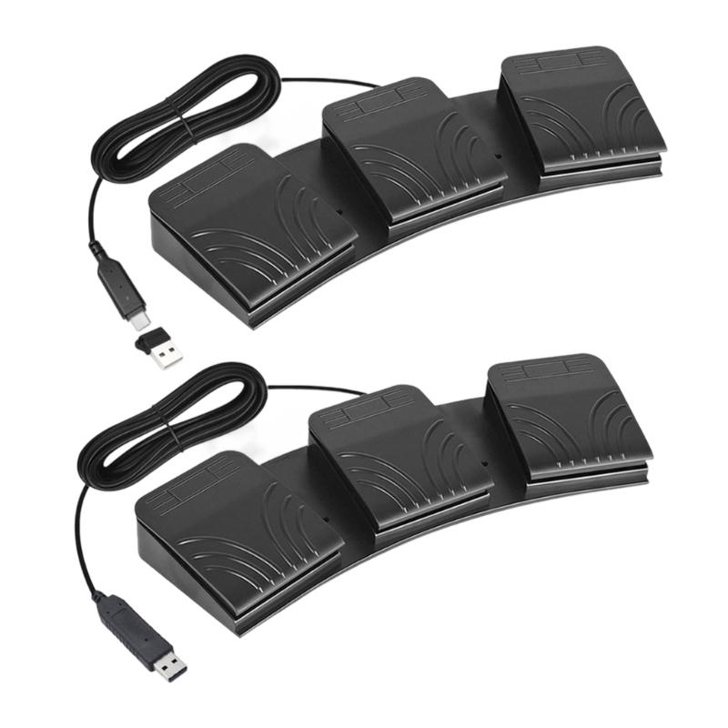 Interruptores pie triples del  - Usb Foot Pedal Gaming reseña y precio