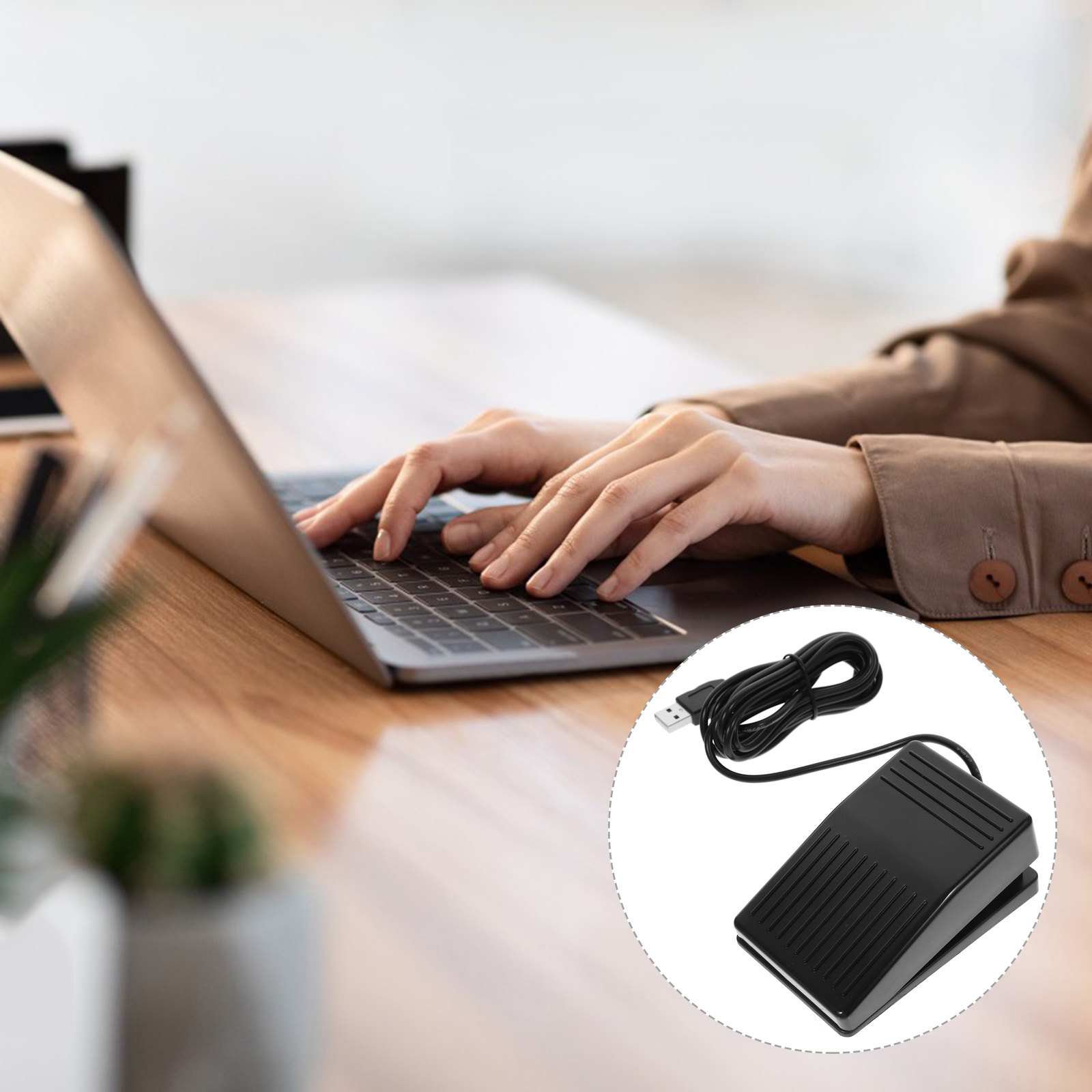 Pedal USB de Plástico con Inte - Usb Foot Pedal Gaming reseña y precio