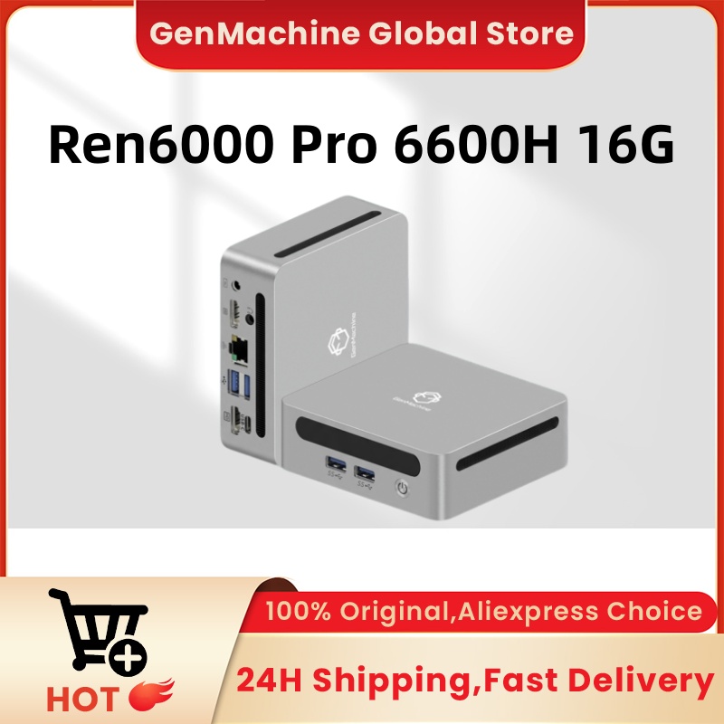 GenMachine AMD Ryzen 5 6600H M - Pc Gaming Ryzen reseña y precio